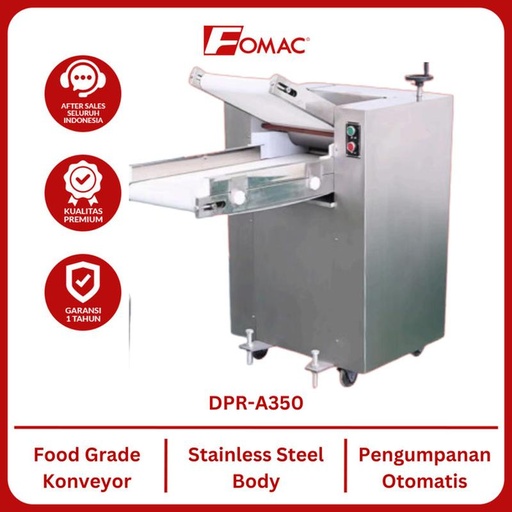 [EZO.5200058] Mesin Penggulung dan Penipis Adonan DPR-A350 Fomac 0088