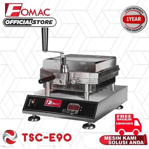[EZO.5200068] FOMAC Tako Senbei Cracker TSC-E90 Mesin Pembuat Keripik Gurita Snack Street Food 0088