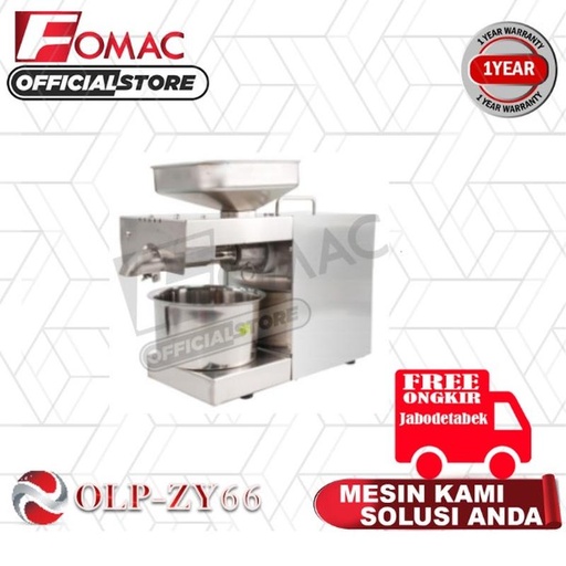[EZO.5200073] Mesin Oil Pressor Pemisah ampas dengan Minyak OLP-ZY66 FOMAC 0088