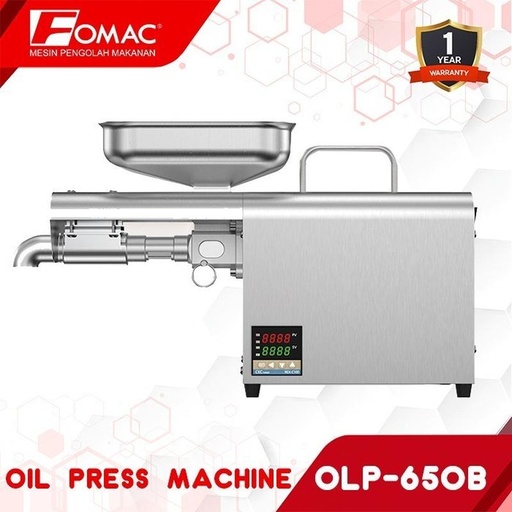 [EZO.5200074] FOMAC Mesin Pemeras Minyak Biji Kacang OLP-650B Oil Press Machine Mesin Pengestrak Minyak 0088