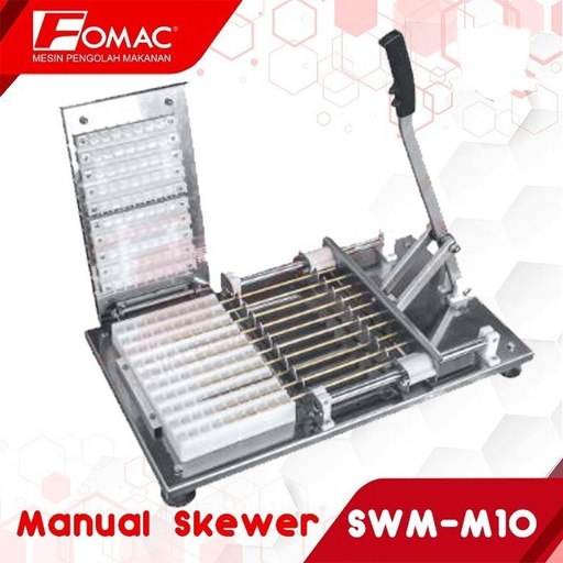[EZO.5200079] FOMAC Manual Skewer SWM-M10 Alat Penusuk Daging Sate Kebab Taican 0088