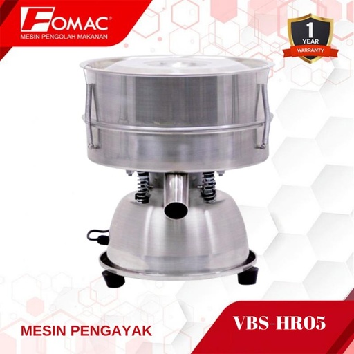 [EZO.5200082] Mesin Pengayak Tepung VBS-HR05 FOMAC Electric Vibro Separator 0088