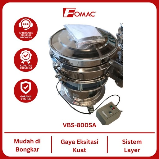 [EZO.5200083] Mesin Getar Pemisah Elektrik VBS-800SA FOMAC 0088