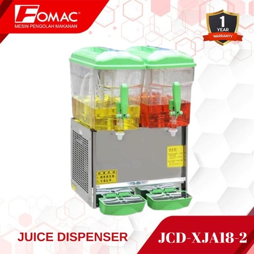 [EZO.5200086] Mesin Juice Dispenser JCD-XJA18-2 Juice Dispenser (18 Liter) FOMAC 0088