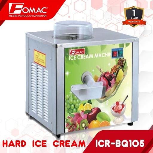 [EZO.5200106] Fomac Mesin Ice Cream / ICR-BQ105 Mesin Pembuat Hard Es Kirm Gelato Maker 0088