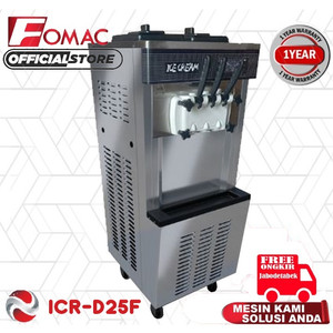 [EZO.5200107] FOMAC Soft Ice Cream Maker ICR-D25F Mesin Pembuat Es Kirm LED Button 0088