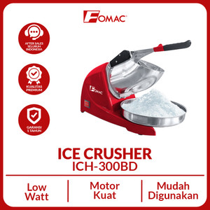 [EZO.5200110] FOMAC Mesin Serut Es Listrik ICH-300BD Ice Crusher Dengan Pisau Ganda Mesin Giling Es 0088