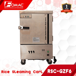 [EZO.5200113] FOMAC Rice Steaming Cart RSC-GZF6 Mesin Pengukus Makanan 6 Tray Gas 0088