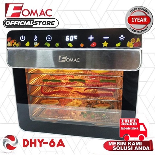 [EZO.5200122] FOMAC Electric Food Dehydrator DHY-06A Mesin Pengering Makanan Buah 0088