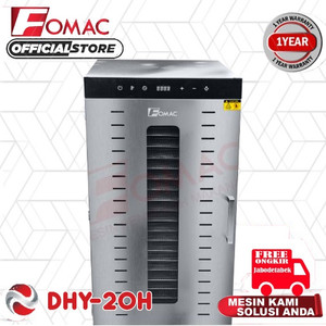 [EZO.5200123] FOMAC Electric Food Dehydrator DHY-20H Mesin Pengering Kadar Air Makanan Buah Sayur 0088