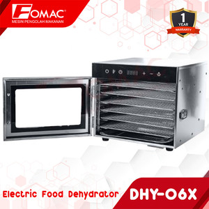 [EZO.5200125] FOMAC Electric Food Dehydrator DHY-06X Mesin Pengering Kadar Air Buah Sayur Makanan 0088