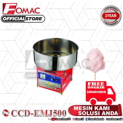 [EZO.5200126] Mesin Gulali Electric Candy Floss CCD-EMJ500 FOMAC 0088