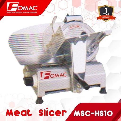[EZO.5200136] FOMAC Mesin Pengiris Daging Semi Otomatis  Tipis MSC-HS10  Meat Slicer Roast Beef Ham 0088
