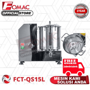 [EZO.5200143] Mesin Pencacah Serbaguna Sayuran Food Cutter FCT-QS15L FOMAC 0088