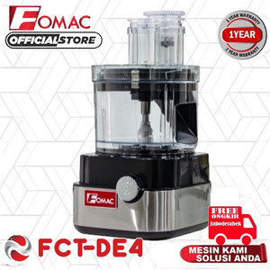 [EZO.5200145] Mesin Multifunction Food Processor FCT-DE4 FOMAC Mesin Pemarut Pemotong Cube Chopper Blender Mixer Makanan 0088