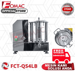 [EZO.5200146] Mesin Pencacah Serbaguna Sayuran Food Cutter FCT-QS4LB FOMAC 0088