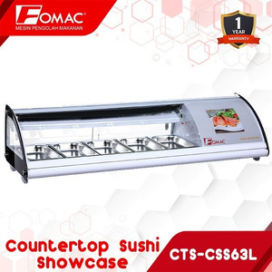 [EZO.5200154] FOMAC Showcase CTS-CSS63L Countertop Pendingin Makanan Seafood 0088