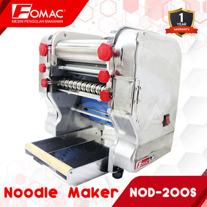 [EZO.5200158] FOMAC Noodle Maker NOD-200S Mesin Gilingan Mie Listrik Mesin Pemotong Penipis Pembuat Adonan Mie 0088