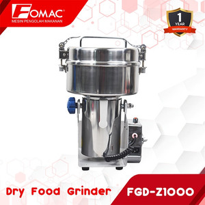 [EZO.5200170] FOMAC Dry Food Grinder FGD-Z1000 Mesin Penepung Pembuat Bubuk Powder Bahan Kering Cabe Jahe Kunyit 0088