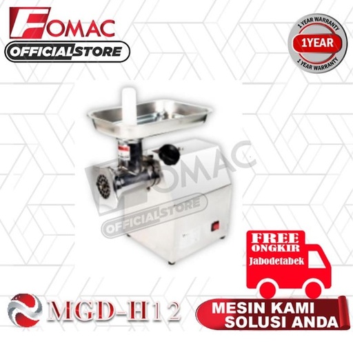 [EZO.5200173] Mesin Penggiling Daging Meat Grinder MGD-H12 FOMAC 0088