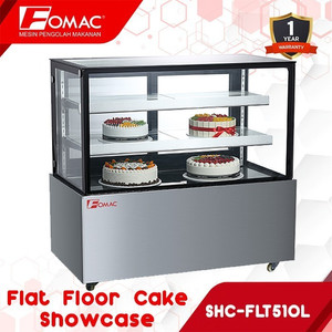 [EZO.5200184] FOMAC Flat Floor Cake Showcase SHC-FLT510L Series Lemari Kaca Pendingin 0088