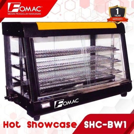 [EZO.5200188] Fomac SHOWCASE / SHC-BW-1 Mesin Lemari kaca Penghangat Gorengan Makanan 0088