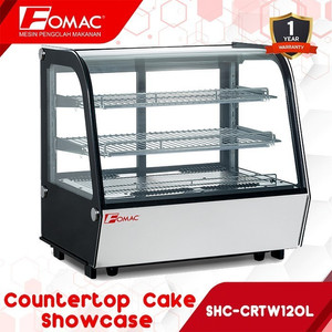 [EZO.5200194] FOMAC Countertop Cake Showcase SHC-CRTW120L Lemari Pendingin Kue 3 Rak 0088