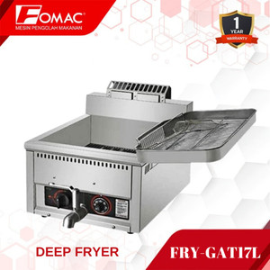 [EZO.5200198] Mesin Penggorengan Gas Fryer / FRY-GAT17L Fomac 0088