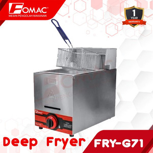 [EZO.5200203] PENGGORENGAN / FRY-G71 Penggoregan gas 5.5 Liter Tangki 0088