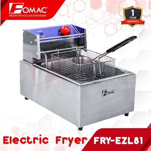[EZO.5200206] FOMAC Electric Fryer FRY-EZL81 Mesin Penggorengan Listrik 4 Liter 0088