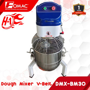 [EZO.5200217] Mesin Pengaduk Adonan Dough Mixer V-Belt DMX-BM30 FOMAC Van Belt Pencampur Adonan Roti Kue Cake Pengocok Cream