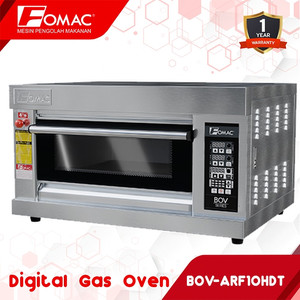 [EZO.5200222] FOMAC Oven Gas Digital BOV-ARF10HDT 20 40 Mesin Pemanggang Roti 1 Deck 1 2 Tray 2 Deck 4 Tray 0088