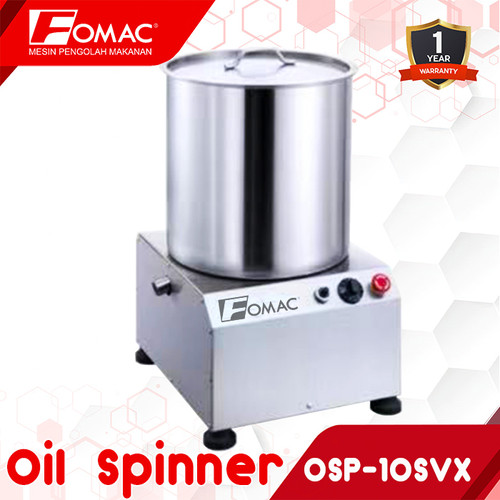 [EZO.5200241] FOMAC Oil Spinner Machine OSP-10SVX Mesin Peniris Minyak Pemisah 10L