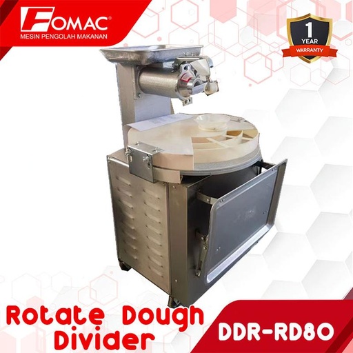 [EZO.5200244] FOMAC Rotate Dough Divider DDR-RD50 DDR-RD80 Mesin Penakar Adonan