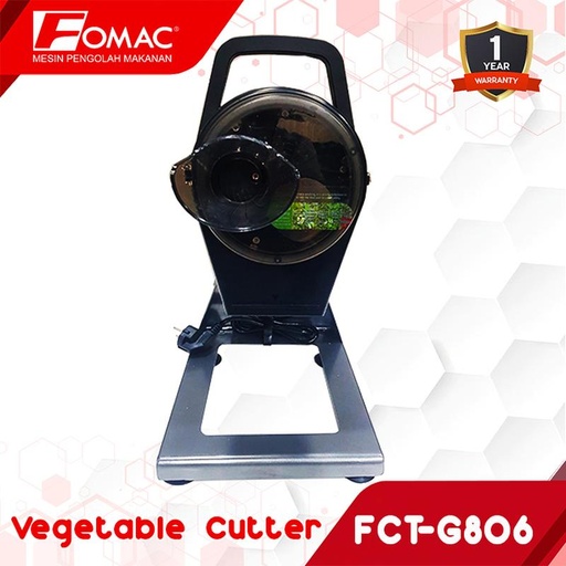 [EZO.5200253] FOMAC Food Cutter Slicer FCT-G806B Mesin Pencacah Pengiris Sayur Buah