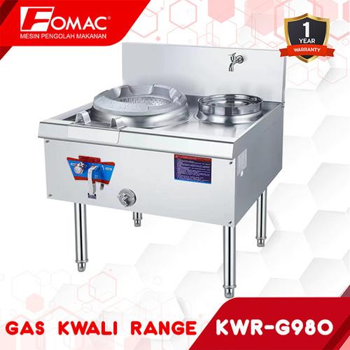 [EZO.5200265] FOMAC Gas Kwali Range KWR-G980 Kompor High Pressure 1 Tungku
