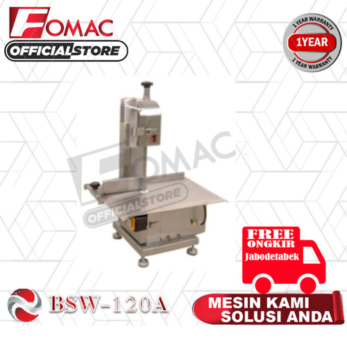 [EZO.5200272] Mesin Pemotong Tulang dan Daging Bone Saw BSW-120A FOMAC