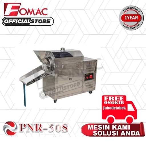 [EZO.5200274] Mesin Sangrai Kacang Peanut Roaster PNR-50S FOMAC