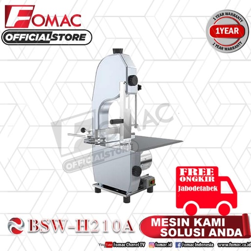 [EZO.5200283] Mesin Pemotong Tulang dan Daging Bone Saw BSW-H210A FOMAC