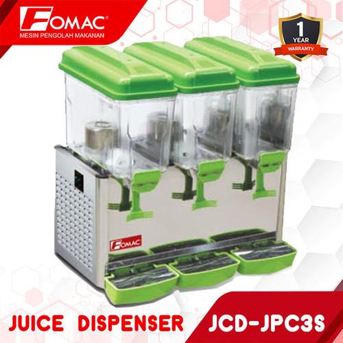 [EZO.5200289] Mesin jus dispenser 3 Tabung Pendingin Minuman JCD-JPC3S FOMAC