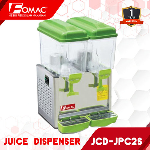 [EZO.5200290] Mesin jus dispenser 2 Tabung JCD-JPC2S FOMAC Pendingin Minuman Segar