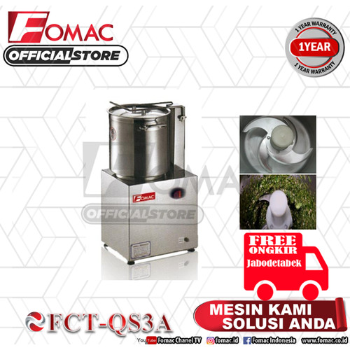 [EZO.5200293] Mesin Pemotong Buah Dan Sayuran Food Cutter FCT-QS3A FOMAC