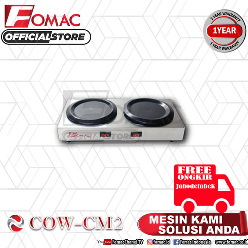 [EZO.5200316] Mesin Penghangat Kopi COW-CM2 FOMAC 2 Plate