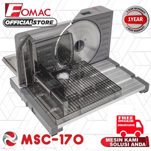 [EZO.5200346] Mesin Pengiris Daging Meat Slicer MSC-170 FOMAC Iris daging Tebal Tipis Mudah di bawa 0088