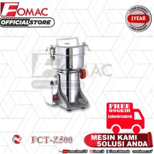 [EZO.5200354] Mesin Miller Penggilingan Tepung/Bumbu Kering FCT-Z500 FOMAC