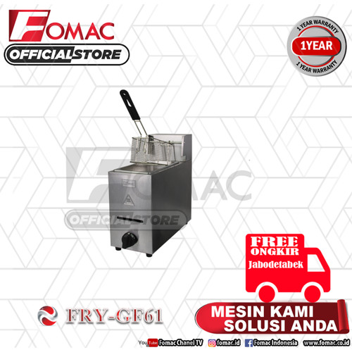 [EZO.5200360] Mesin Penggoreng Makanan Deep Fryer FRY-GF61 FOMAC