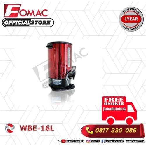 [EZO.5200366] Mesin Air Panas Listrik Termos Water Boiler / WBE-16L FOMAC