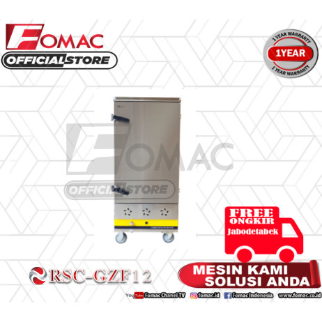 [EZO.5200367] Mesin Penanak Nasi Gas Cooker & Rice Steaming / RSC-GZF12 FOMAC