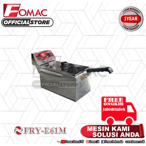 [EZO.5200369] Mesin Electric Deep Fryer / FRY-E61M FOMAC