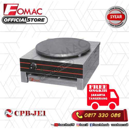 [EZO.5200378] Mesin Electric Crepes Maker pembuat kue laker CPB-JE1 FOMAC